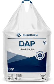 Diammonphosphat (DAP) 18&#8288-46&#8288-00 (+2,5S) mit Schwefel